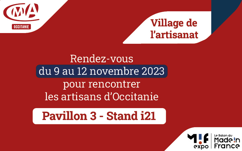 MIF EXPO 2023 : RENDEZ-VOUS AU VILLAGE DE L’ARTISANAT